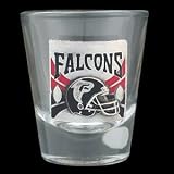 Atlanta Falcons NFL Round Shot Glass