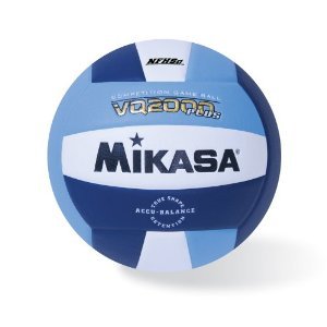 Mikasa Micro cell Volleyball, Blue/Navy/White