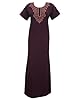 Indian Caftan Kaftan Designer Embroidered Long Maxi Dress Nighty Medium