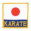 Patch - Japan Flag with Karate Patch