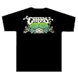 CHIODOS - Blue / Green Skulls - Black T-shirt