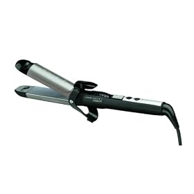 Infiniti by Conair CD110 Professional Tourmaline Ceramic 2-in-1 Straightener and Curling Iron, Black and Silver