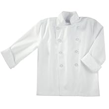 Chef Works CWBJ-WHT Kid's Chef Coat, White, Medium