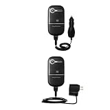Essential Kit for the Sony Ericsson z258c - includes Car and Wall Charger with Rapid Charge Technology - Gomadic Brand w/ TipExchange Technology