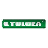  TULCEA ST  STREET SIGN CITY ROMANIA