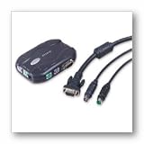 Belkin 2-Port KVM Switch With PS/2 Bundle Cabling