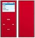 Solid State Red Design Decal Skin Sticker for Apple iPod nano 2G (2nd Generation) 2GB/ 4GB/ 8GB Player