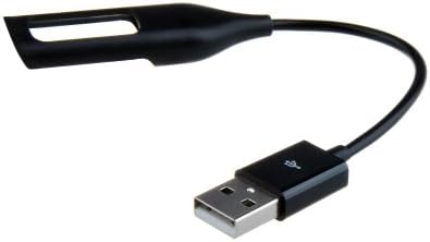 LBRNO Replacement USB Charging Charger Cable Cord for Fitbit Flex Band Wireless Activity Bracelet Charge - 0.59 feet Black