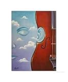'Musical Mind Of Man' by Ida Bagus Kd Suardana Emerging Artists Giclee Poster Print by Dynasty Gallery, 16x20