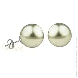 WILLOW PEARLES: *VOYAGEUR PEARLES 14MM CELERY GREEN EARRINGS*