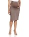 Maternal America Womens Maternity  Belly Support Pencil Skirt