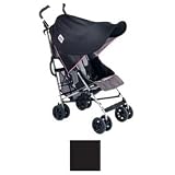 Single Canopy UPF 50 Sunshade- Black by Protect-A-Bub