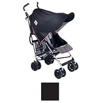 Single Stroller Sunshade Attachment in Black