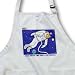 KNOTS Scouting Cartoon about Cub Scouts in Space - BLACK Full Length Apron With Pockets 22w X 30l