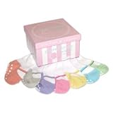 Baby Emporio - 7 Paires de Chausettes Bébé Mary Jane - Coulour Pastelles - Semelles anti-dérapantes - 0-12 mois
