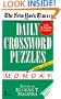 The New York Times Daily Crossword Puzzles (Monday), Volume I