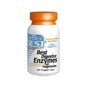 Best Digestive Enzyme - Promotes Digestive System Function, 90 caps., (Doctor's Best) by Doctor's Best