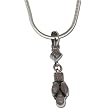 Silver Locket Pendant Rosequartz Gemstone Jewelry 1.75 inches (gpndt044)