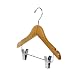 Kids Wood Hangers With Clips