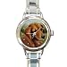 Limited Edition Violano Italian Charm Watch Golden Retriever Labrador Dog
