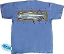 Flying Fisherman Native Angler Collection King Salmon Short Sleeve Tee Shirt T1591 Medium