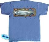 Flying Fisherman Native Angler Collection King Salmon Short Sleeve Tee Shirt T1591 XX Large