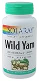 Solaray - Wild Yam, 400 mg, 100 capsules