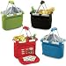 Outdoor Living : Picnic Time Metro Uno Collapsible, Insulated Basket w/ Aluminum Frame & Service For 1 (Black/Silver)