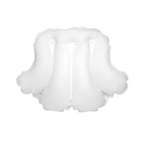 Spa Sister Luxury Inflatable Terry Bath Pillow Bath Pillows