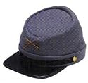 Adult Confederate Grey Soldier Costume Cap in Wool