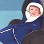 TENT SALE - Go Cozy Infant Travel Wrap - Black/Red