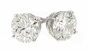 6.45cttw Round Diamond Stud Earrings EGL F-G/si2