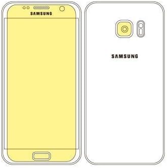 Martin Fields Overlay Plus Screen Protector (Samsung Galaxy S7) - Includes Button Protector,Camera Lens Protector