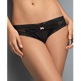 Betsey Johnson Zipper Stripe Low-Rise Thong at Betsey Johnson
