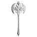 Gray Double Axe ~ Halloween Axe Weapon Props
