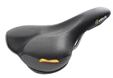 Velo Herren Fahrradsattel Plush Propotion D2, black, 263x158 mm