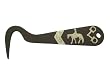 Brown Steel Hoof Pick Trail Riding Bit Motif