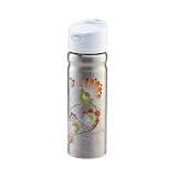 Stainless Steel Thermal Water Bottle - 16 oz Sweet Pea with Pop Lid