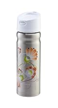 Stainless Steel Thermal Water Bottle - 16 oz Sweet Pea with Pop Lid