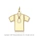14k Yellow Gold Indianapolis Colts T-Shirt Pendant