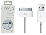 RND Power Solutions white long sync & charge (6ft) cable made for Apple (iP ....