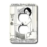  : Londons Times Funny Music Cartoons - Bob Dylan Collectible, Knockin On Heaven s Door Ring Doorbell Please - Light Switch Covers - 2 plug outlet cover