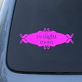 Twilight Mom - Stephenie Meyer - Vinyl Car Decal Sticker #1679 | Vinyl Color: PINK