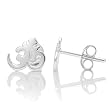 925 Sterling Silver Tiny Aum, Om, Ohm, India Symbol Post Stud Earrings 10 mm Spiritual Jewelry for Women, Teens, Girls - Nickel Free