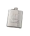 Stainless Steel Skiing Ski Skier 8 oz Flask Great Groomsmen Gift