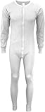 Indera - Mens Long Sleeve Union Suit, White, 860 Indera - Mens Long Sleeve Union Suit, White, 860