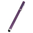 iKross Capacitive Stylus with Ball Pen (Purple) for iPad 2, new iPad, Kindle Fire, iPhone 4S 4 3GS, iPod Touch, Motorola Xoom, Xyboard, Droid, Samsung Galaxy, Asus Eee Pad Transformer, Acer Iconia, ViewSonic gTablet, Toshiba Thrive, Superpad, HP Touchpad, Blackberry Playbook & Other tablets - Retail Packaging