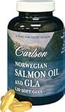 Carlson Salmon Oil And GLA, 120 Softgels