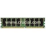 Crucial - Memory - 1 GB - DIMM 184-pin - DDR - 333 MHz / PC2700 - CL2.5 - 2.5 V - registered - ECC