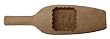 Authentic Chinese square wooden Mooncake mold - floral design